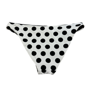 Polka dot black white bikini bottoms (S)