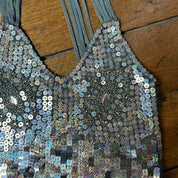 Vintage 90s Knit Sequin Top (S)