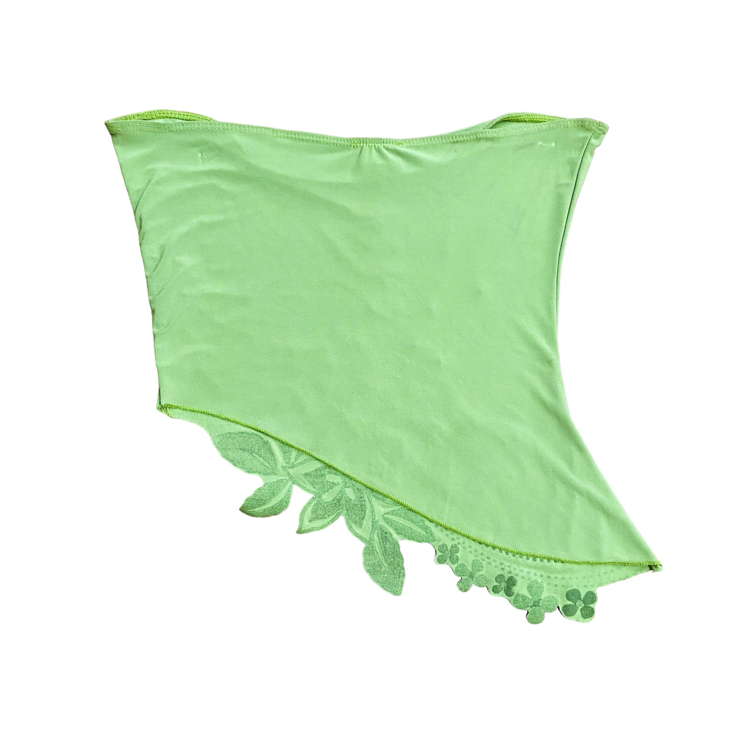 2000s Floral Beaded Tube Top (L)
