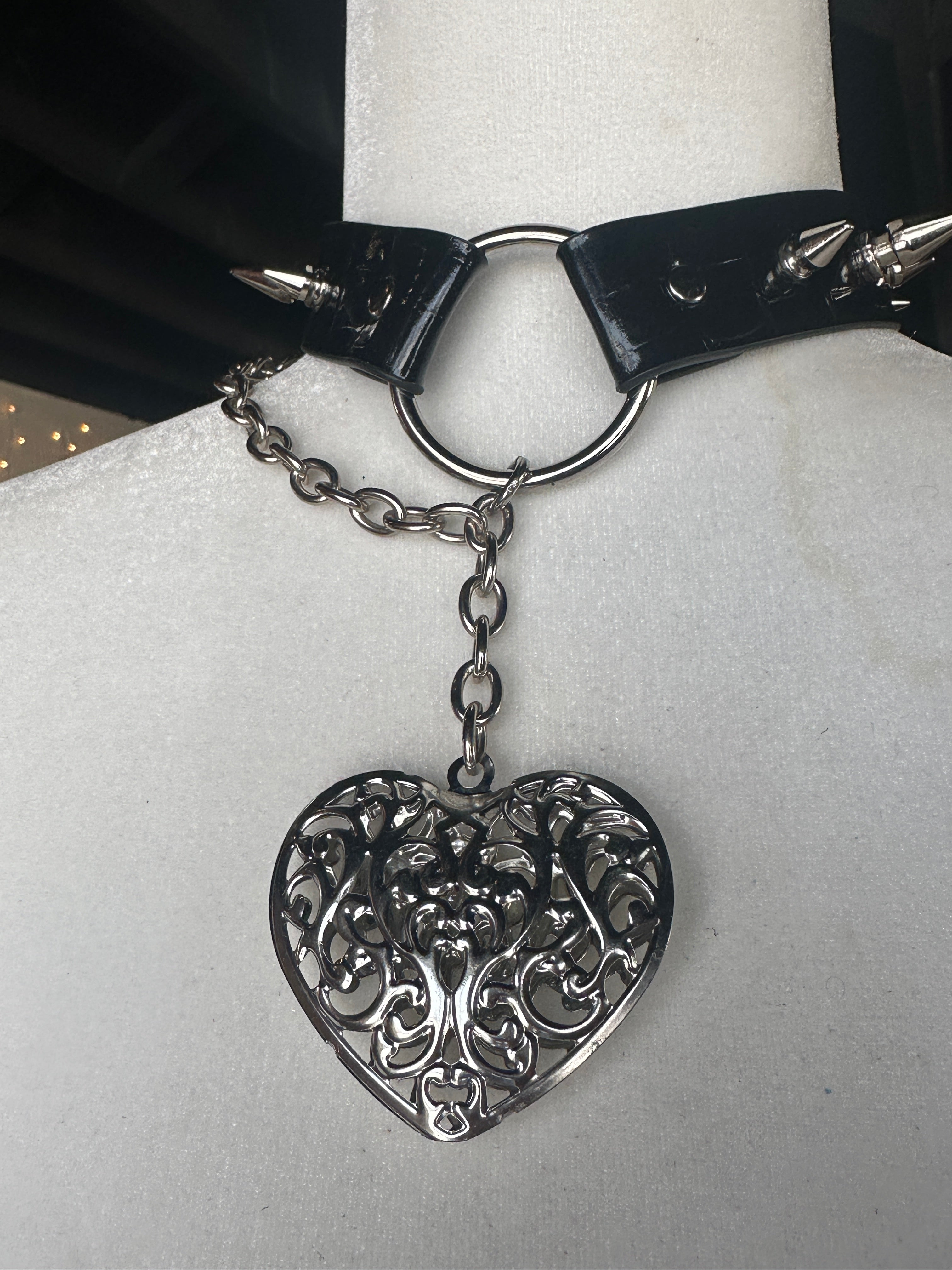 Soft Punk Heart Choker