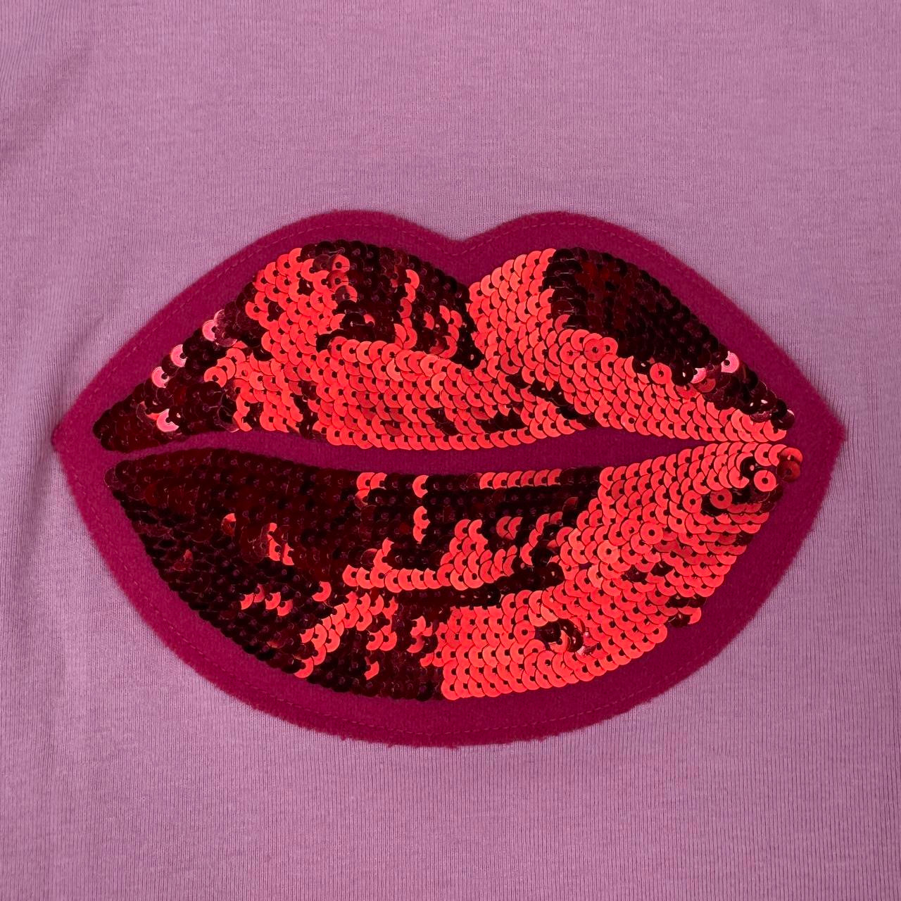 Moschino Jeans Sequin Lips Tank (XS/S)