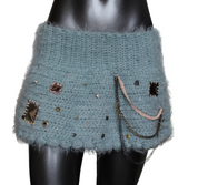 Studded Crochet Skirt (M)