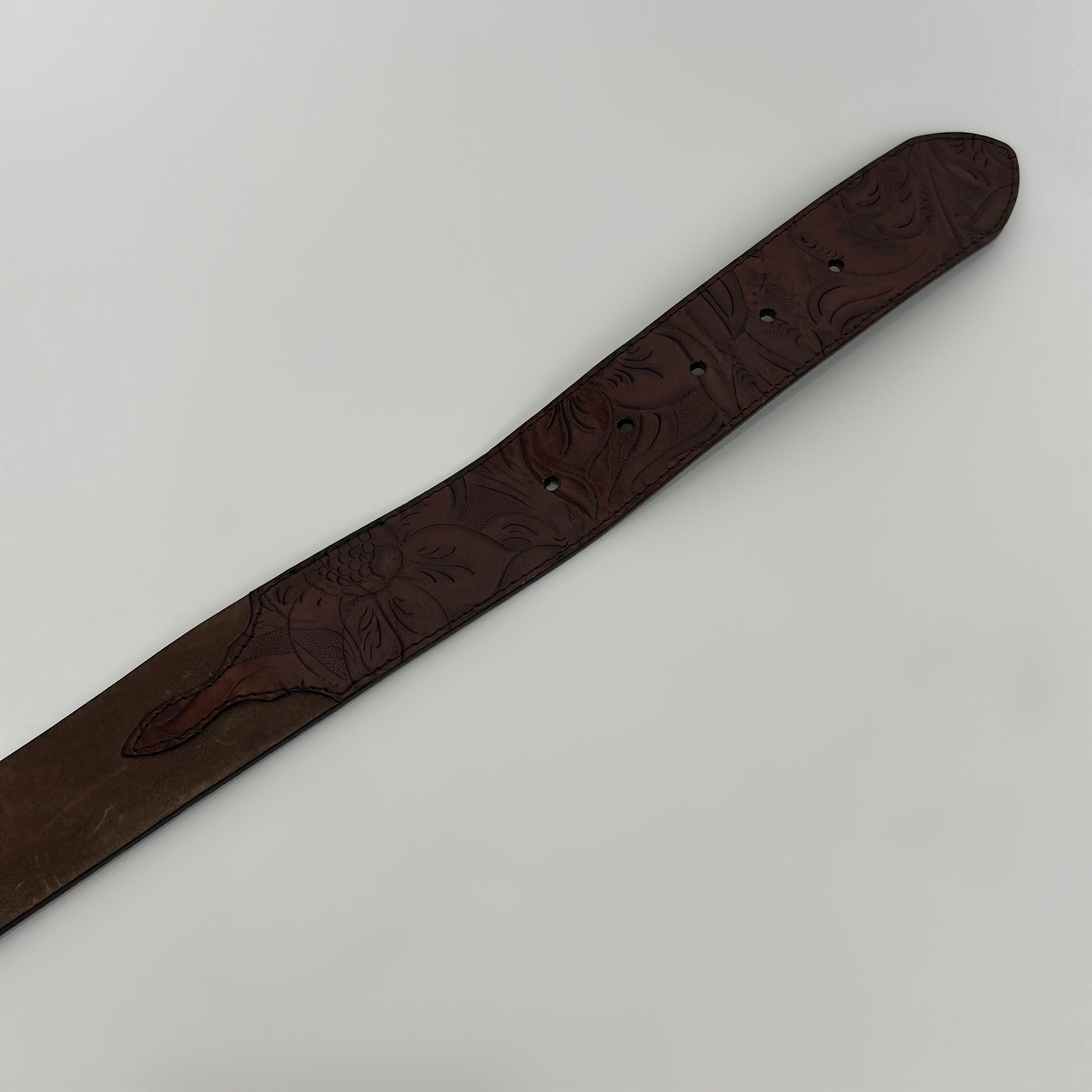 Vintage Leather Western Belt (xs/s)