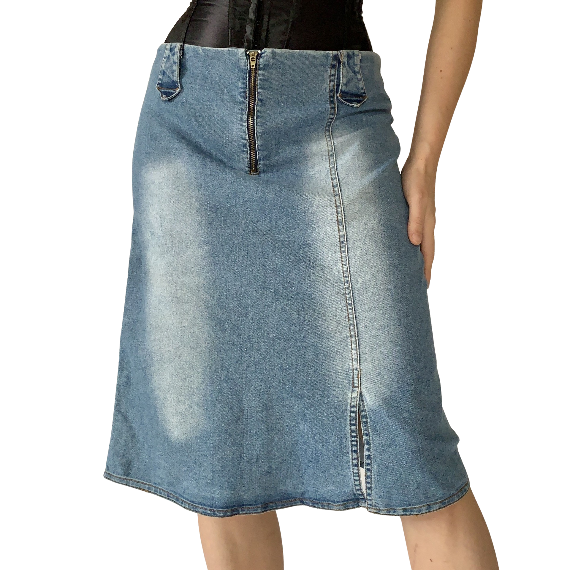Y2K Denim Midi (M)