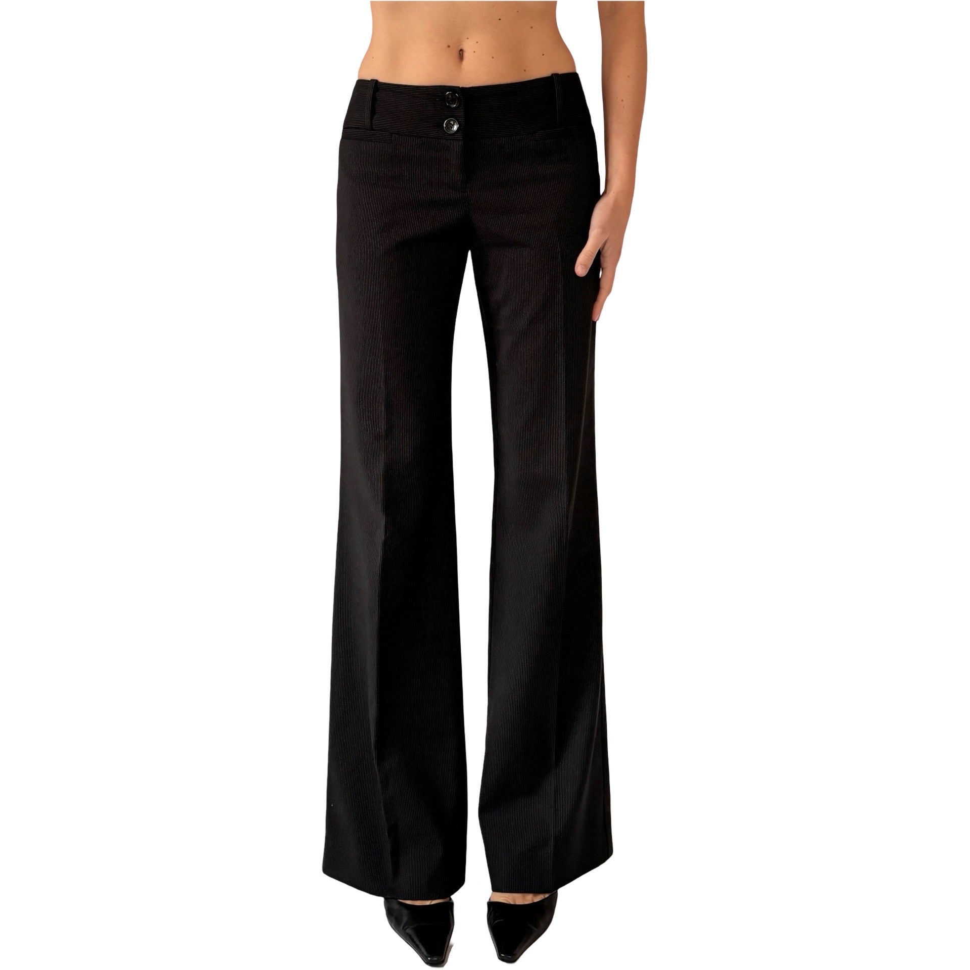 2000s Pinstripe Trousers (S)