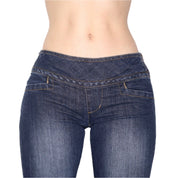 Y2K Low Waisted Flared Jeans (S)