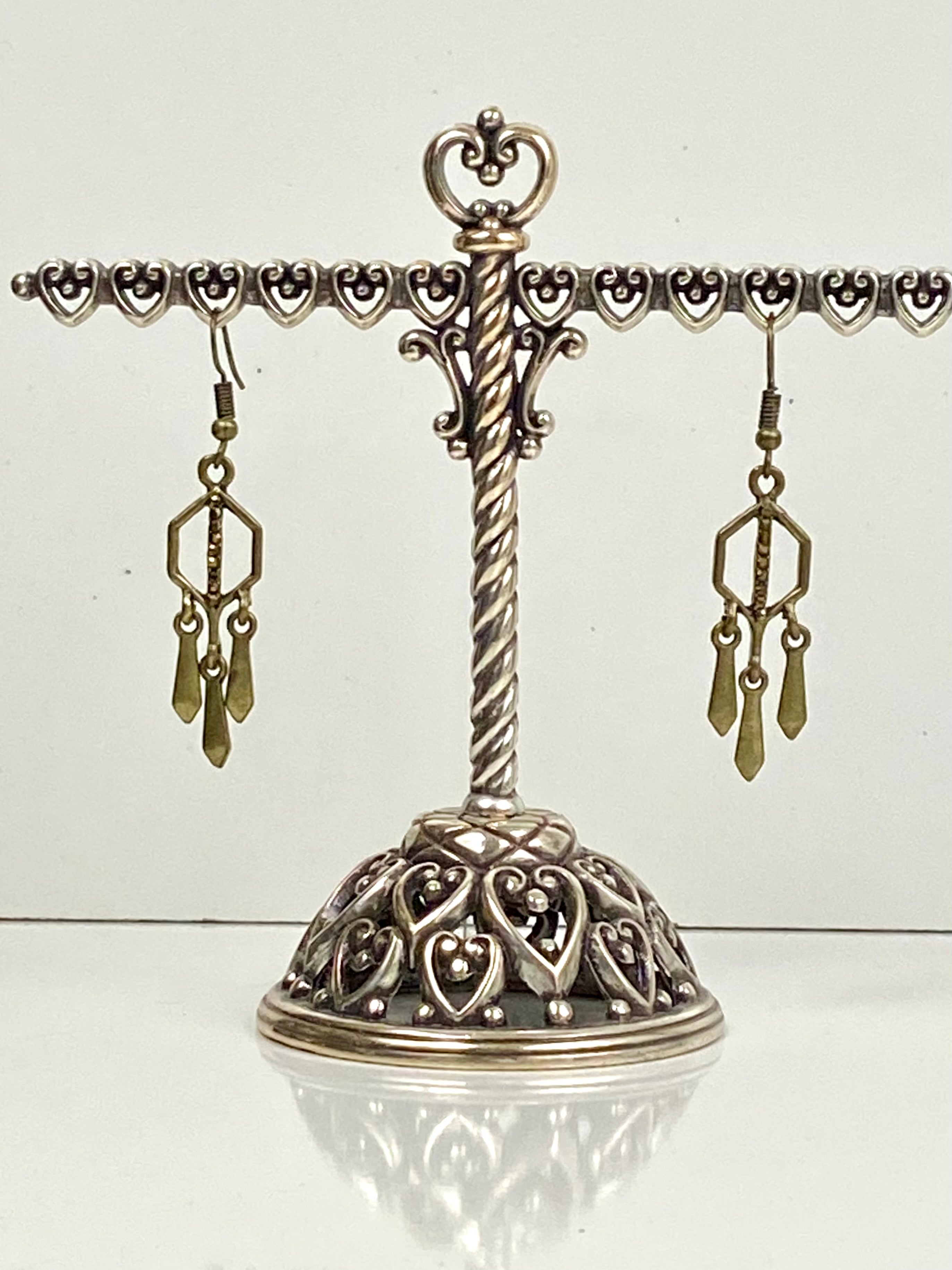 Metal earrings