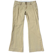 Y2K Tan Abercrombie Low Rise Flared Chino Pants (M)