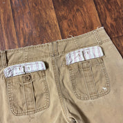 Y2K Tan Abercrombie Low Rise Flared Chino Pants (M)