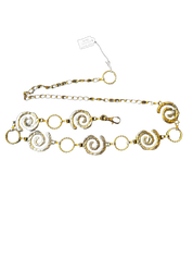 Gold Swirl Chain Belt