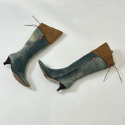 2000s Miss Sixty Denim Boots (6)