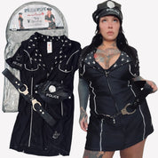 Y2K playboy plus size police officer costume (XL-XXL)
