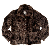 90s Furry Brown Coat (XL)