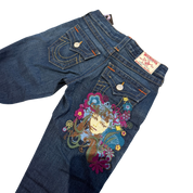 True Religion Embroidered Flares (XS)