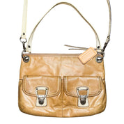 Coach Tan Leather Convertible Crossbody/Shoulder Bag