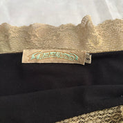 Michal Negrin Dyed Lace Mini Skirt (M/L)
