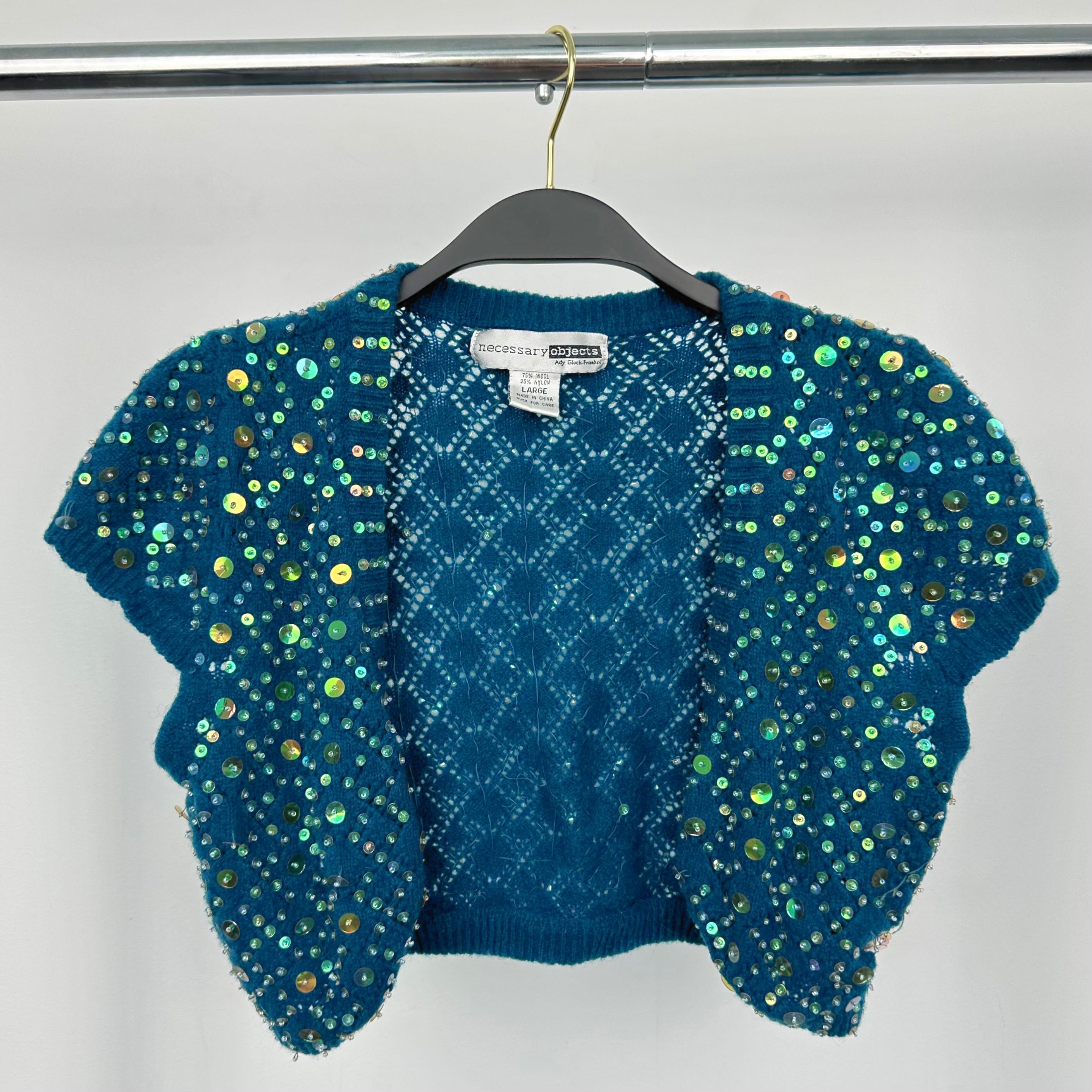 Early 2000s Sequin Shrug