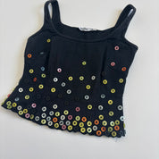 Moschino Cotton Button Tank Top (XS/S)
