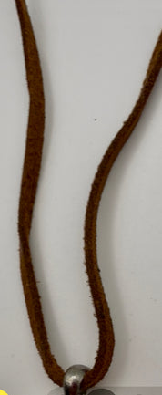 Boho Vintage Orange Pendant
Necklace Set