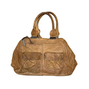 Vintage Diesel Key Hole Leather Handbag