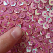 Y2K Pink Beaded Sequin Tank Top (S/M)