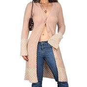 Soft Blush Duster Cardigan (S/M)