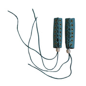 Leather Pigtail Hair Wraps