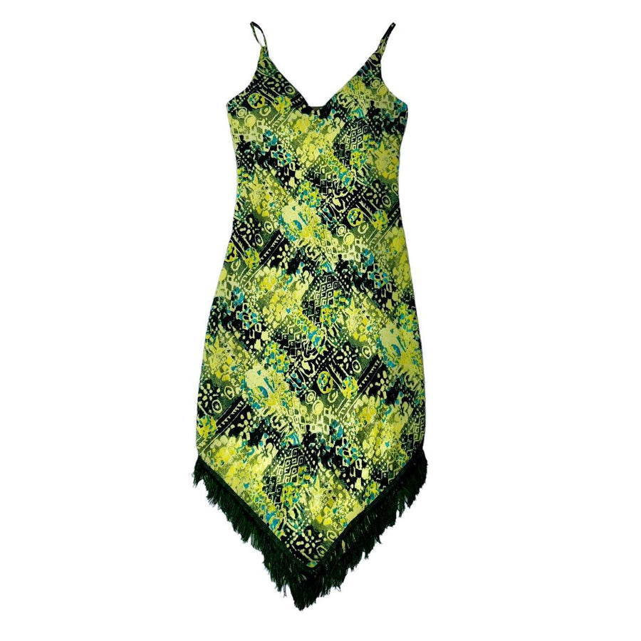 Vintage Forest Pixie Fringe Dress (S)