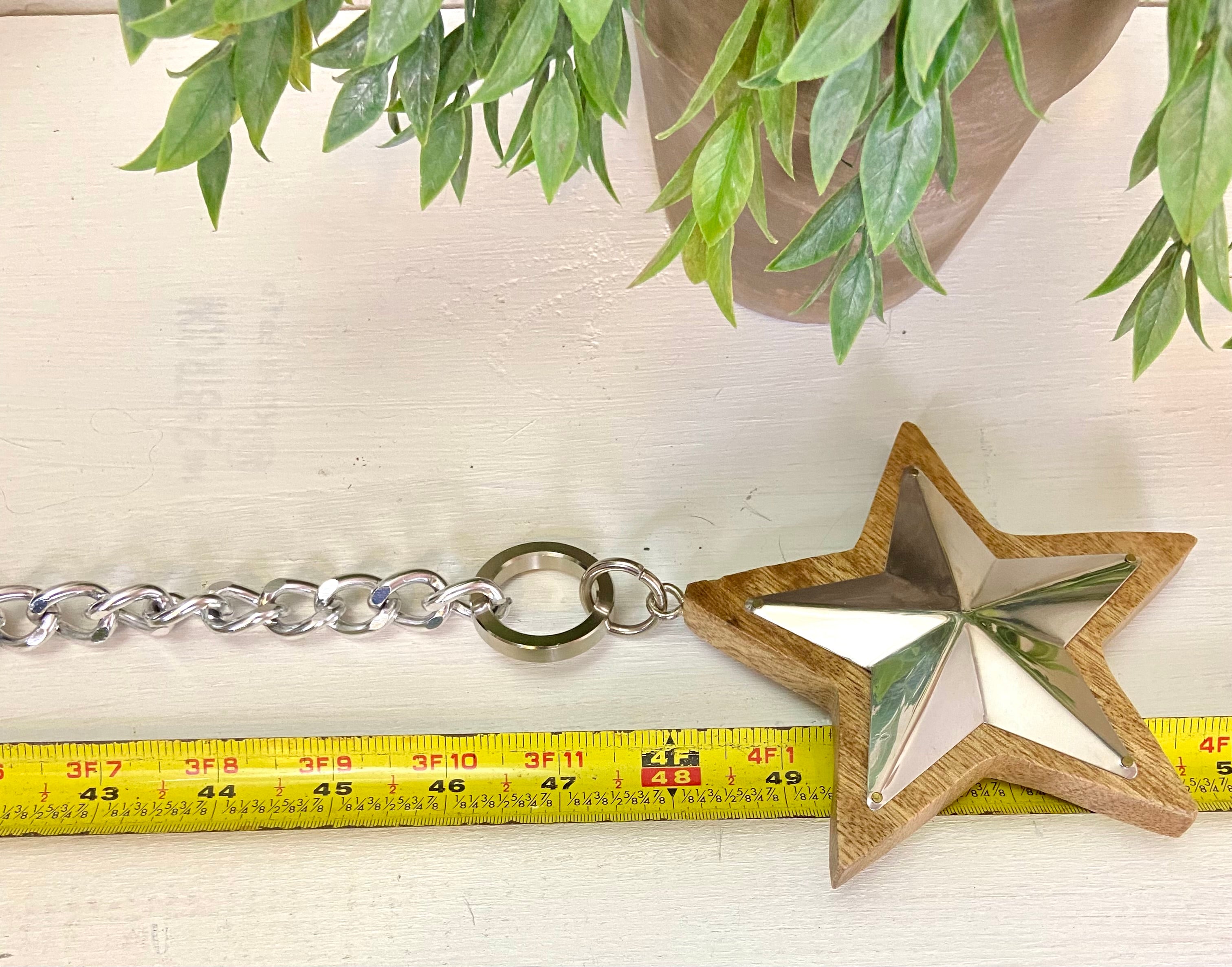 Big star chain belt
