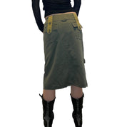 Vintage Miss Sixty Cargo Midi Skirt (S/M)