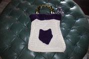 3D Mane Zebra Crochet Purse