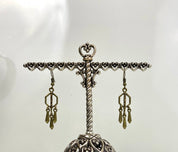 Metal earrings