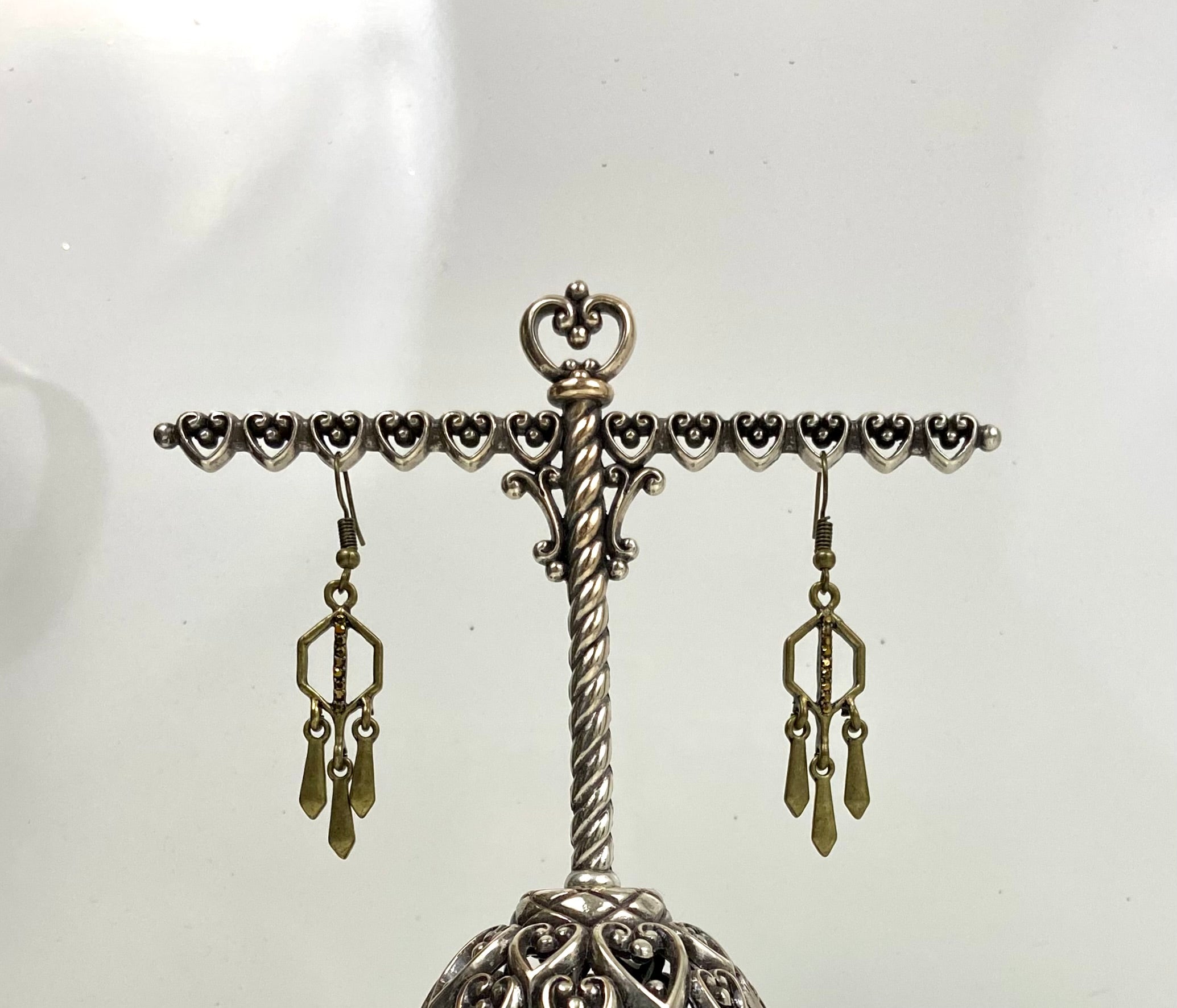 Metal earrings