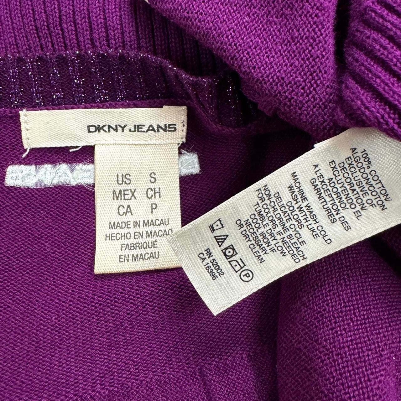 DKNY Soft Knit Orchid Cardigan (S)