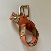 Coral Leather Belt (M)