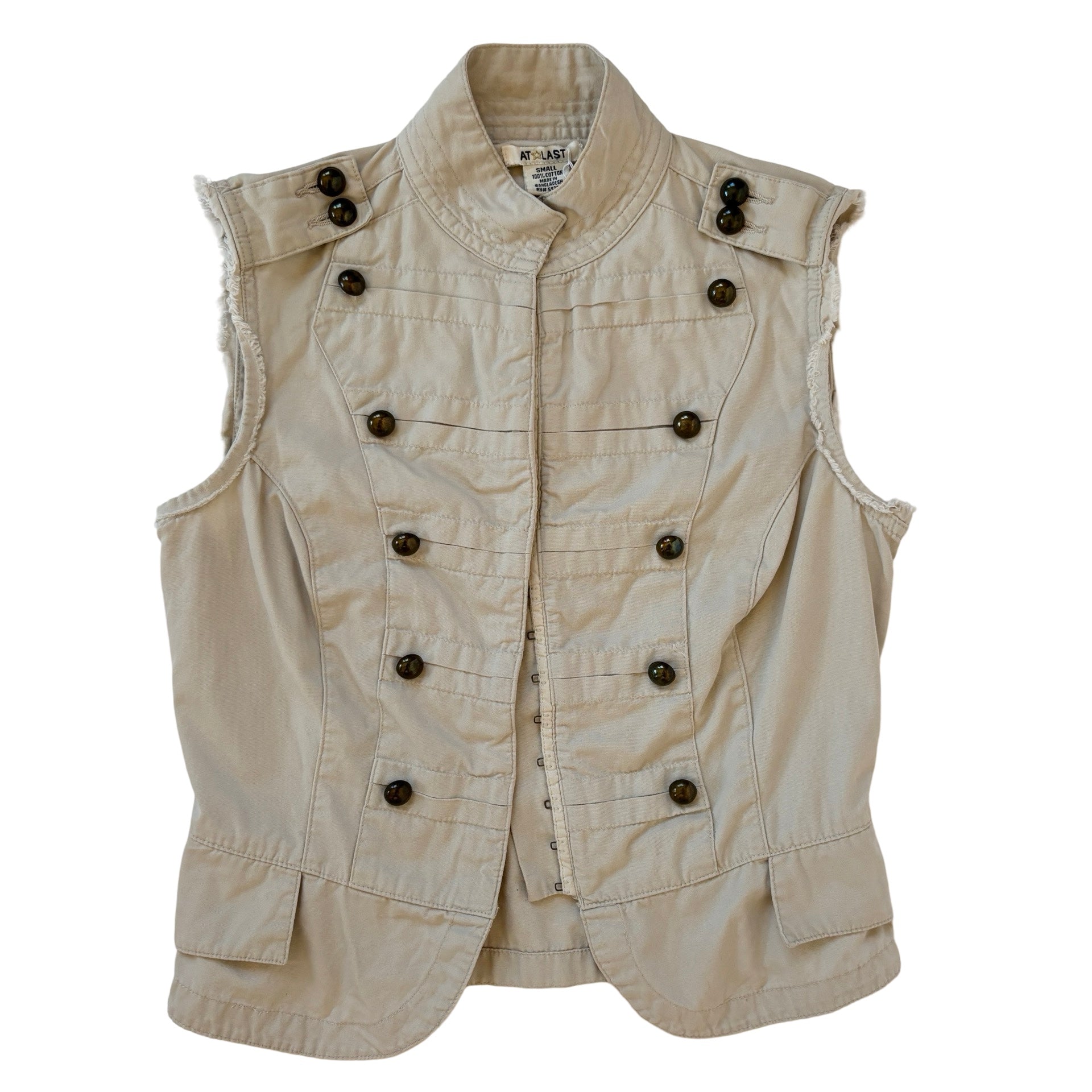 2000s Khaki Utility Top (S)
