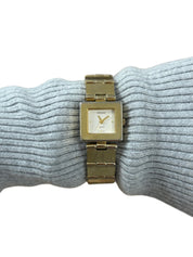 80s gold square Gruen watch