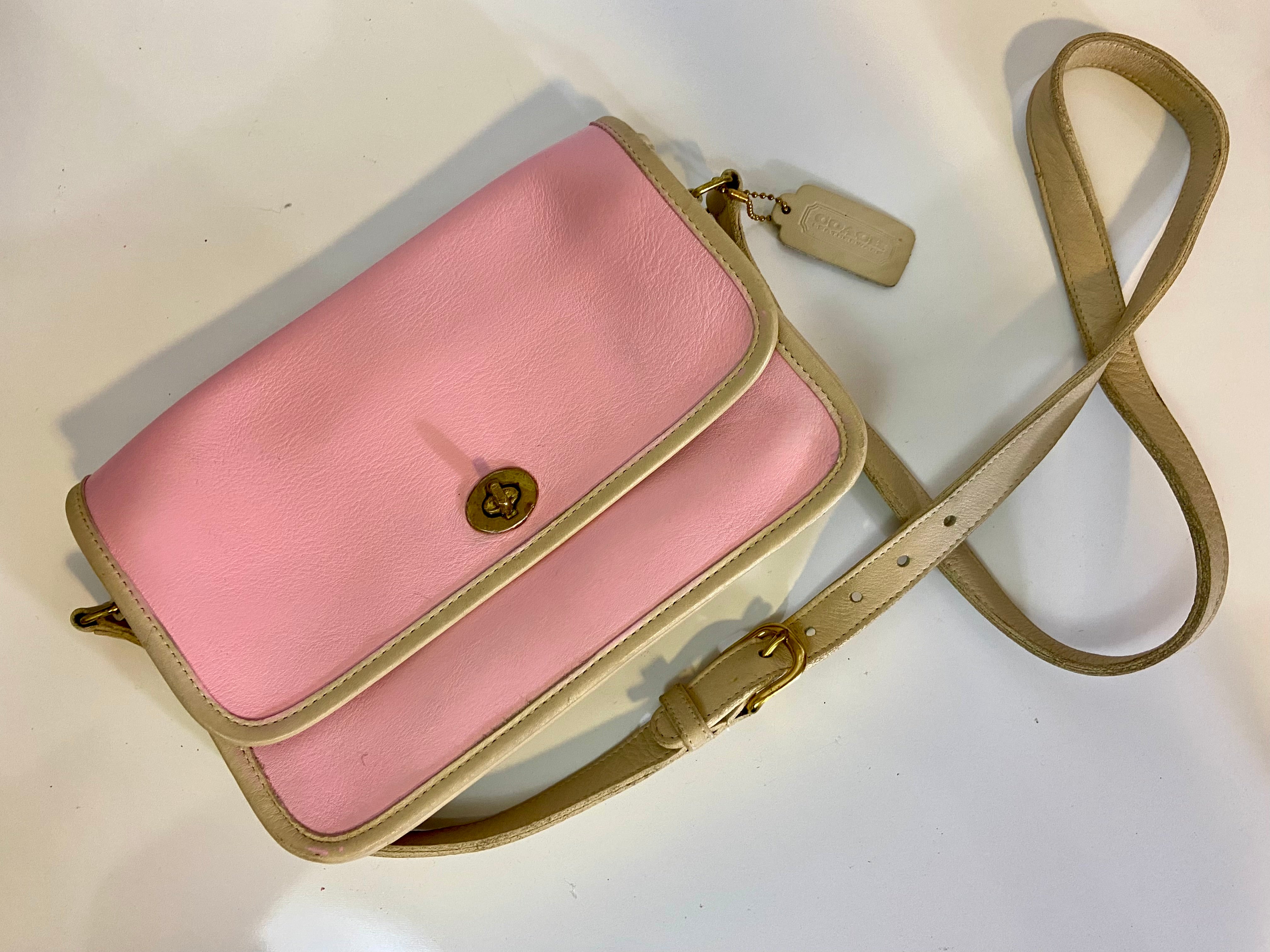 Repaint Vtg. 1980s COACH 
Leather Turnlock