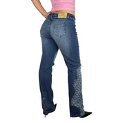 Akademiks 2000s Monogram Print Jeans (L)