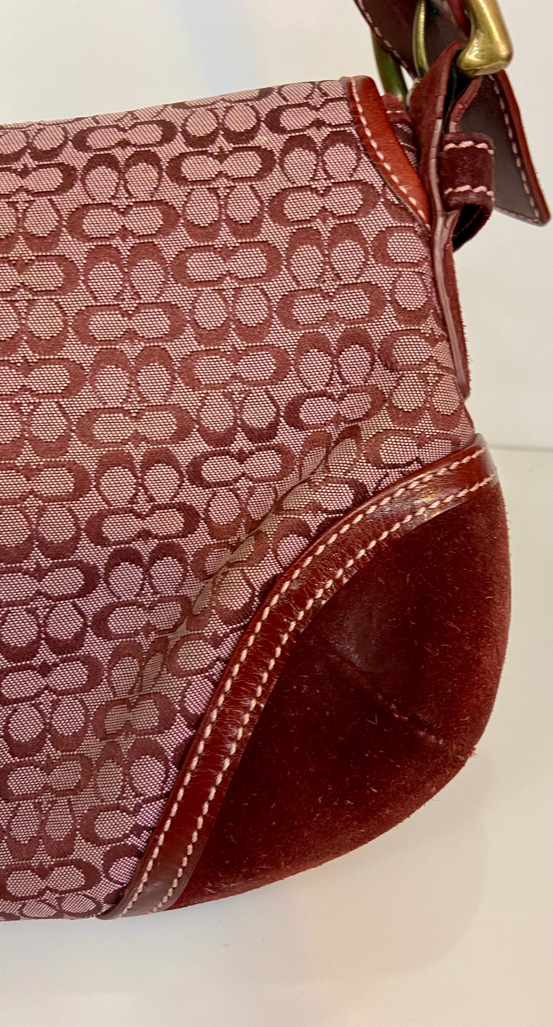 Coach Burgundy Purse