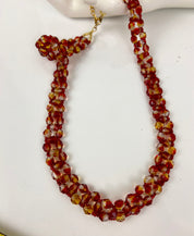 Red beads choker