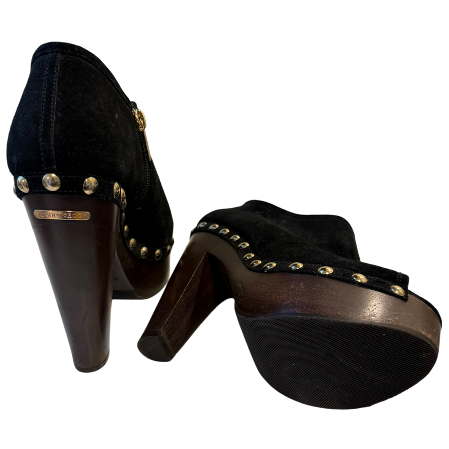 Jimmy Choo Studded Suede Platform Heels (8)