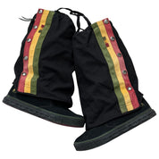 Y2K L.A.M.B. Zeyn Tex Canvas Rasta Boots (7.5)