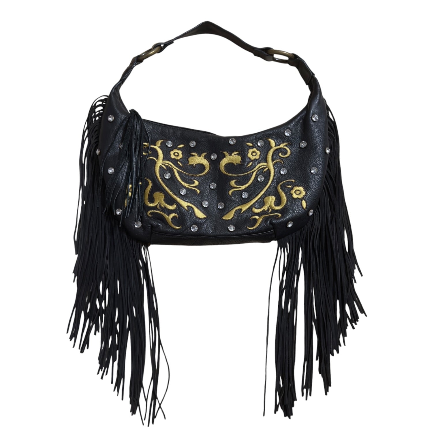 Carlos Falchi fringe boho bag