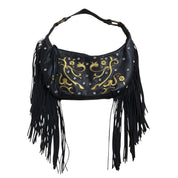 Carlos Falchi fringe boho bag