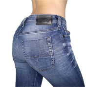 DIESEL Mid Rise Straight Leg Jeans (S/M) 
