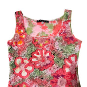 2000s Floral Textured Cami (S)