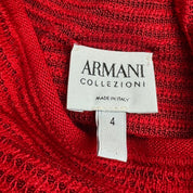 Armani Open Knit Mock Neck (S)