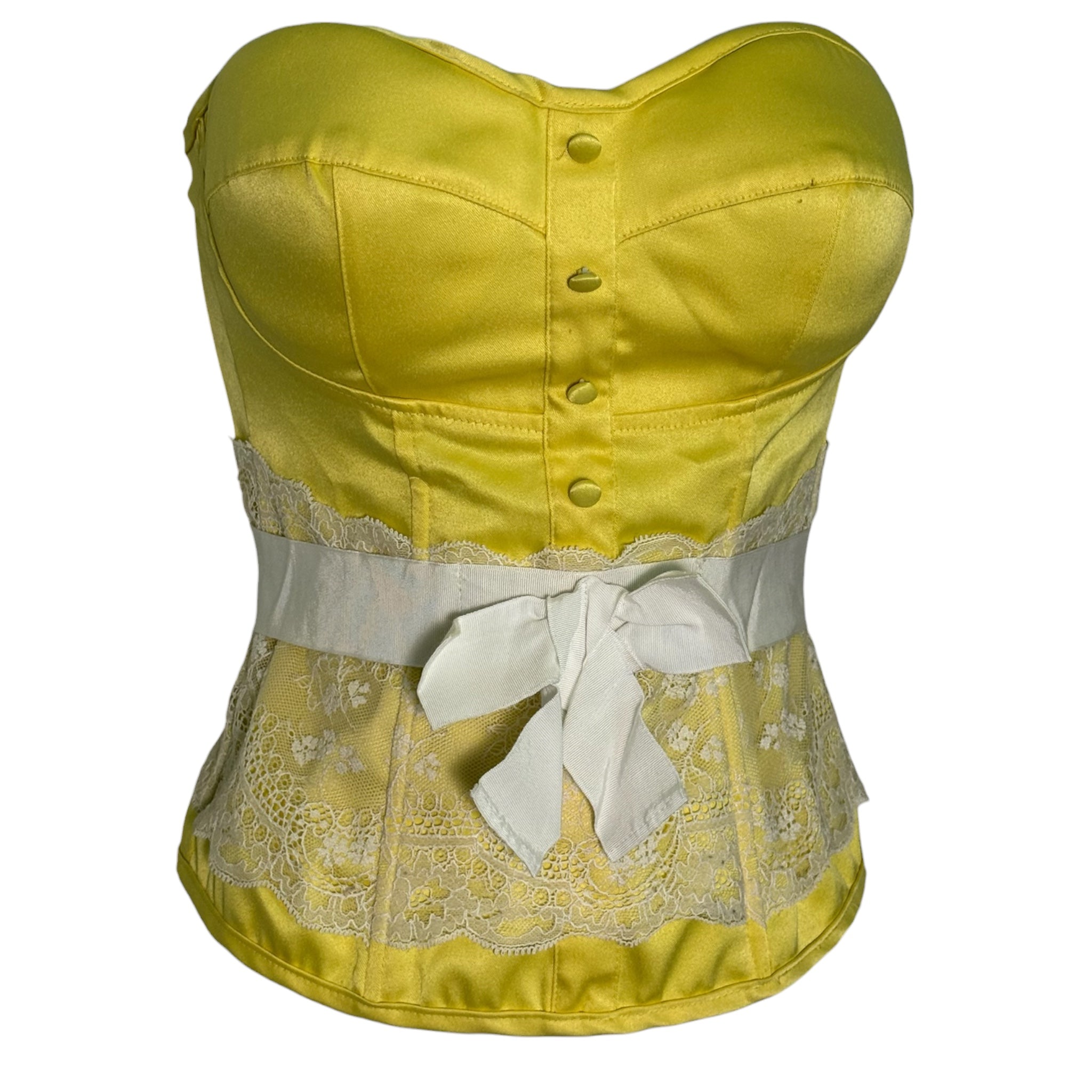 Rare Charlotte Russe satin bustier top (XS/S)