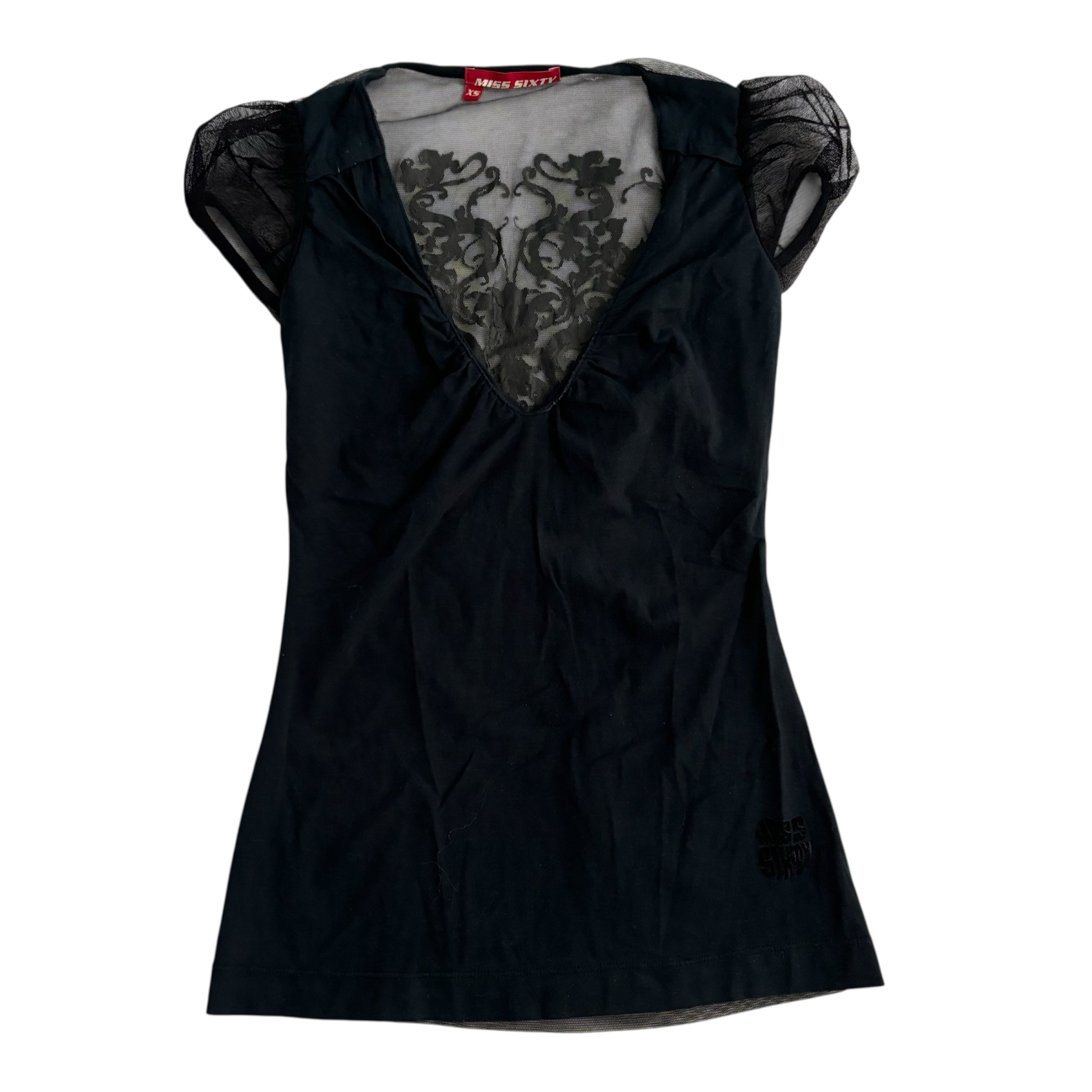 Miss Sixty Mesh Back Top (XS/S)